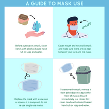 Load image into Gallery viewer, Disposable Face Mask - 50pc/box