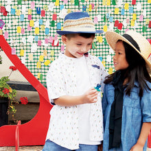 Load image into Gallery viewer, Kids' Bangkok Paper Stripe Fedora (PBK6579)
